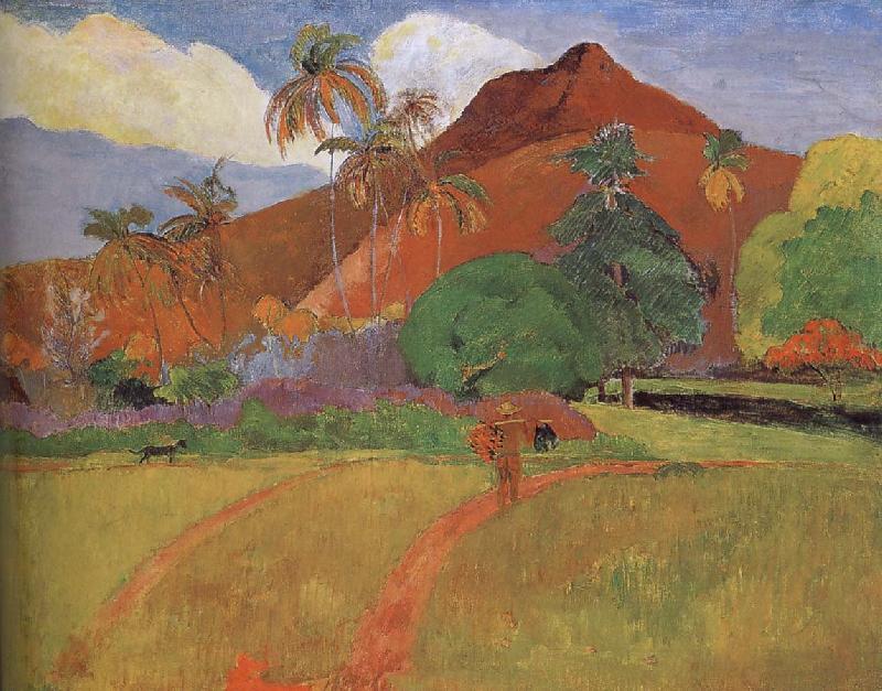 Paul Gauguin Tahitian Landscape oil painting image